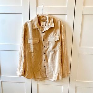 Men’s Corduroy Tan Button Down By Reverb